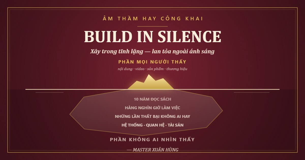 Bìa bài: Âm Thầm Tích Lũy Hay Công Khai Chia Sẻ