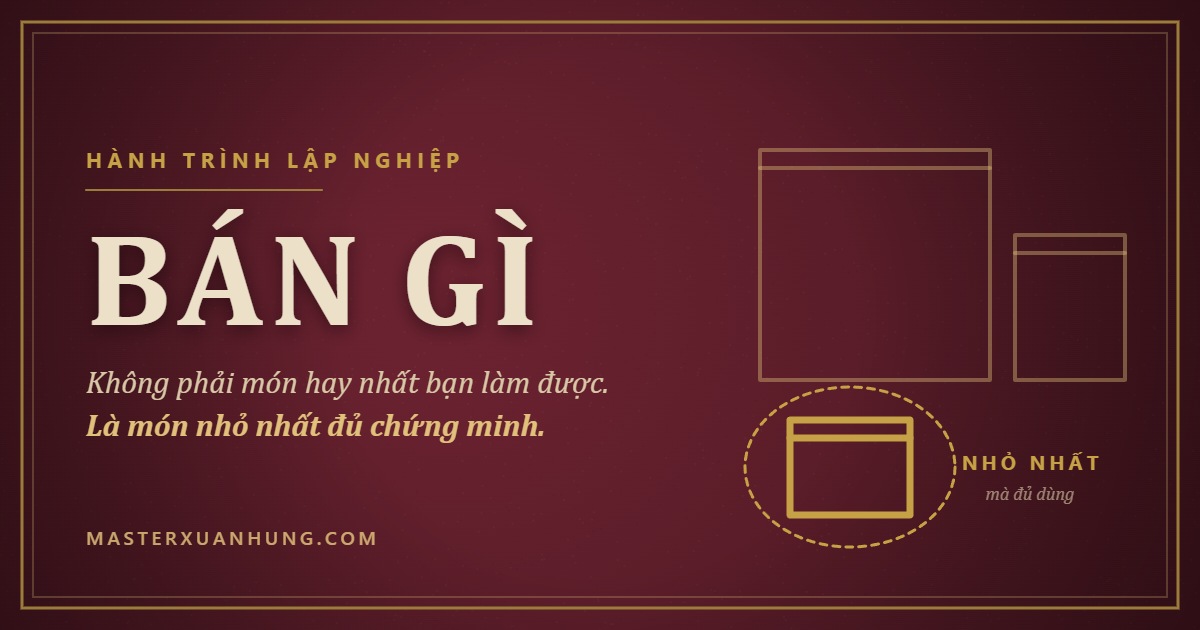 Bìa bài: Bán Gì Ở Lần Đầu Tiên