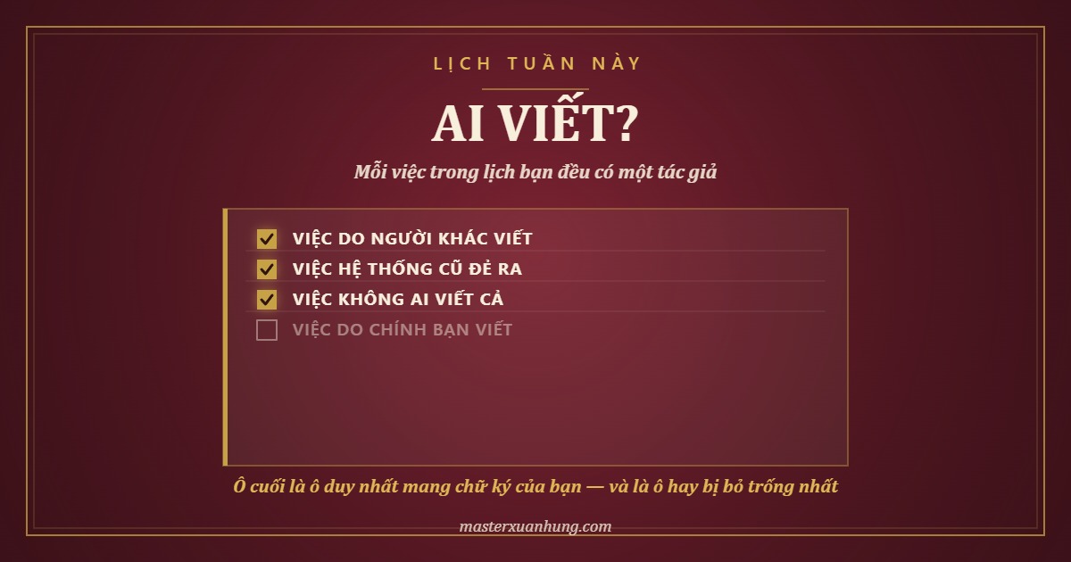 Bìa bài: Bận Rộn Không Có Nghĩa Là Bạn Đang Chủ Động
