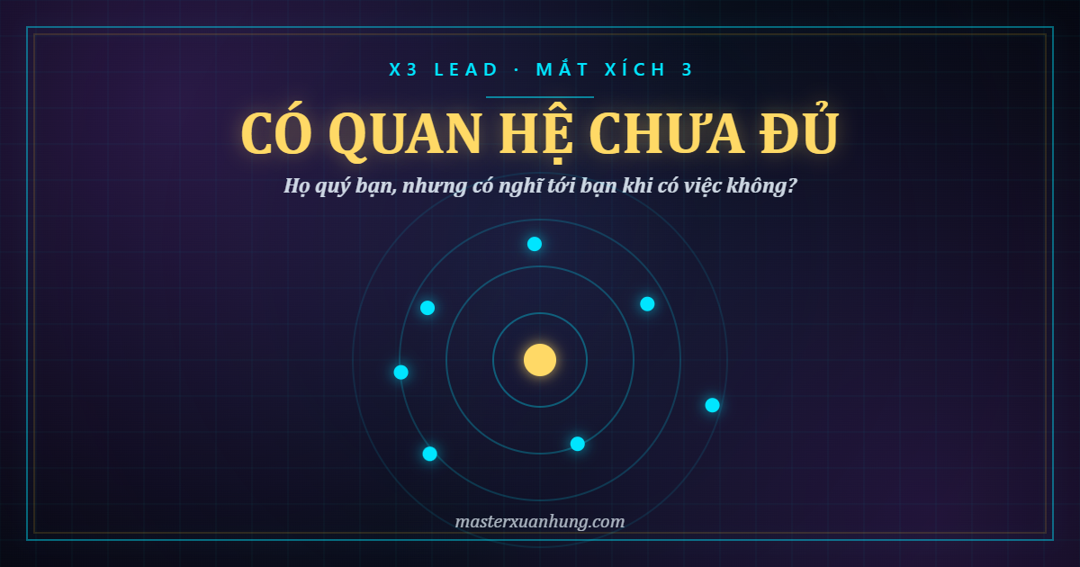Bìa bài: Có Quan Hệ Thôi Là Chưa Đủ — Vì Sao Họ Quý Bạn Mà Mua Của Người Khác
