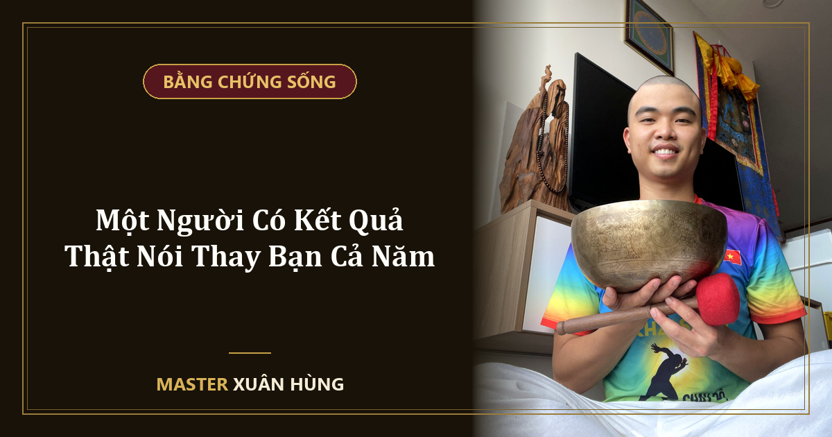 Bìa bài: Một Người Có Kết Quả Thật Nói Thay Bạn Cả Năm
