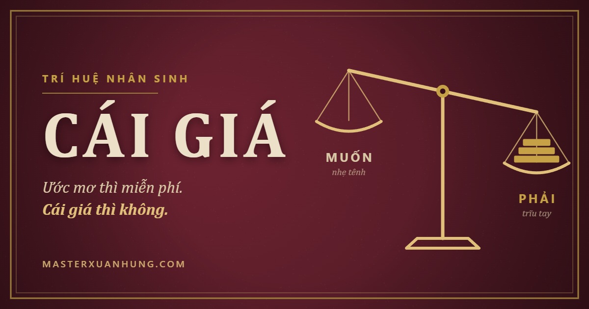Bìa bài: Ước Mơ Thì Miễn Phí, Cái Giá Thì Không