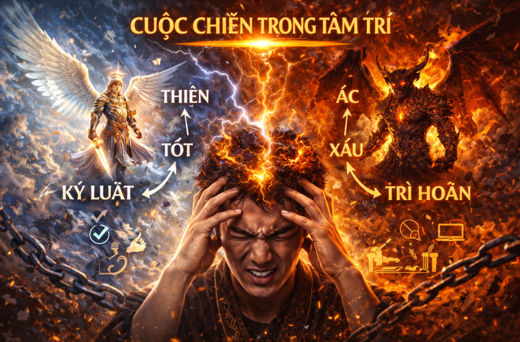 Bìa bài: CUỘC CHIẾN THẬT SỰ NẰM TRONG TÂM TRÍ CỦA BẠN